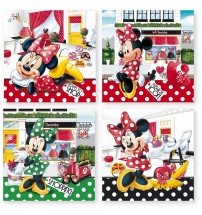 Set 4 oleografie su tela Minnie, ogni oleografica cm. 40 x 40 x h. cm. 2,5 