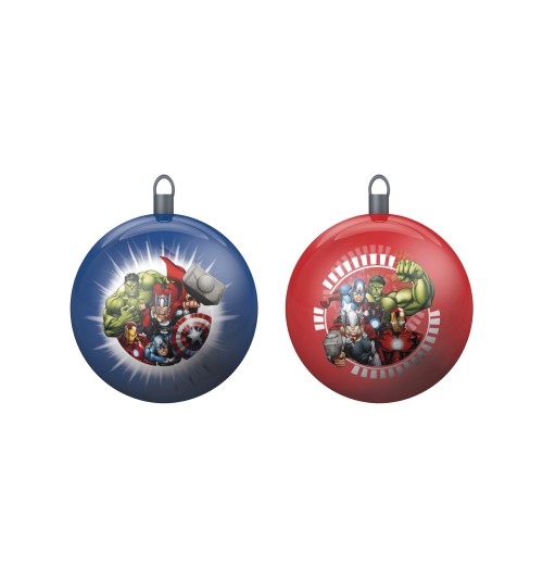 Set 2 palline di Natale Avengers diam. cm. 8