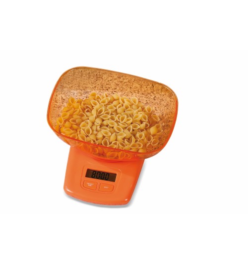 Bilancia digitale da cucina 3 kg. (funzionamento a pila 2AAA x 1,5V) - cm. 19,5 x 20 x h. cm. 10