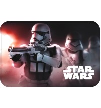 Tappeto tappetino in poliestere e pvc stampato con effetto memory Star Wars - cm. 40 x 60