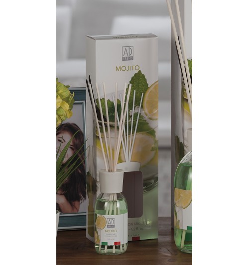 Mojito - Diffusore di fragranza con midollini da 125 ml.