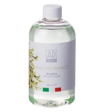 Muschio Bianco - Ricarica per diffusore con midollini da 500 ml.