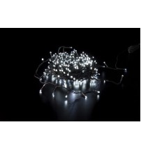 180 minilucciole LED diamantini da interno/esterno con controller (8 giochi di luce) - bianco - mt. 9