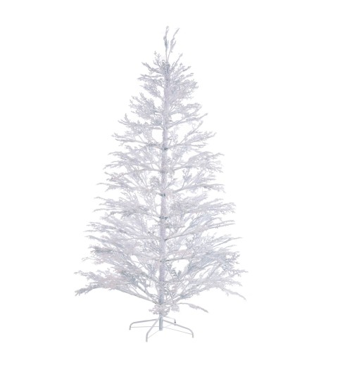 Albero di Natale bianco in PVC e PE "Limone" - h. cm. 240