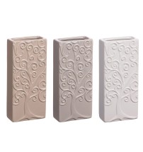 Set 3 umidificatori in ceramica con espositore da 12 pz - Misura pezzo singolo: cm. 8 x 4 x h. cm. 18