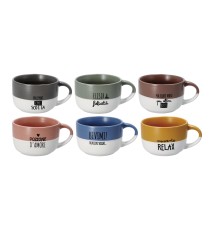 Tazza mug in ceramica - 550 ml. / diam. cm. 11,5 x h. cm. 7,5