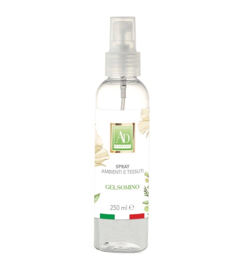 Gelsomino - Profumatore spray per ambienti e tessuti da 250 ml.