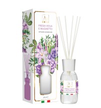 Fresia Viola e Mughetto - Diffusore di fragranza con midollini da 250 ml.