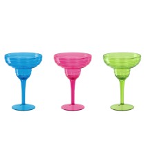 Bicchiere calice margarita in plastica -400 ml. / diam. cm. 13 x h. cm. 18