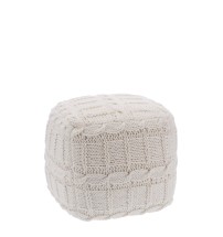 Pouf in lana cm. 46 x 46 x h. cm. 46