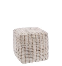 Pouf in lana cm. 46 x 46 x h. cm. 46