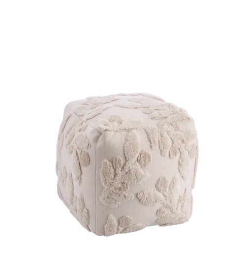 Pouf quadrato in cotone "Eliot" cm. 45 x 45 x h. cm. 45