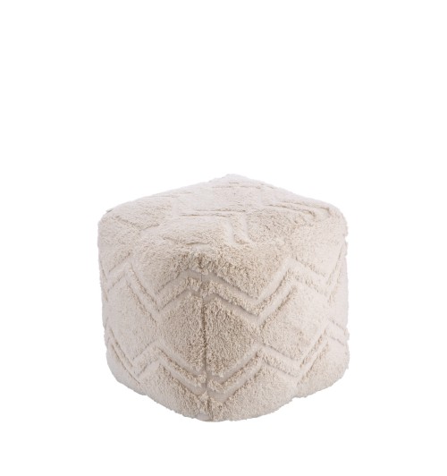 Pouf quadrato in cotone "Eliot" cm. 45 x 45 x h. cm. 45