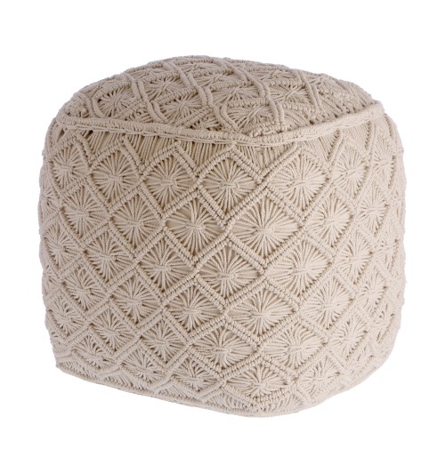 Pouf quadrato in cotone cm. 45 x 45 x h. cm. 45