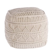 Pouf quadrato in cotone cm. 45 x 45 x h. cm. 45