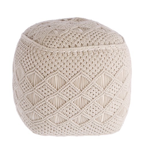 Pouf quadrato in cotone cm. 45 x 45 x h. cm. 45