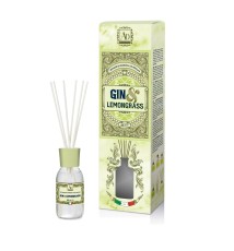 Gin & Lemongrass - Diffusore di fragranza con midollini da 125 ml.