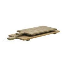 Set 2 taglieri, vassoi in legno - cm. 70 x 28 / cm. 90 x 30