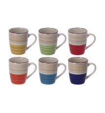 Tazza mug in ceramica "Ilary" -360 ml. / diam. cm. 8,5 x h. cm. 10,5