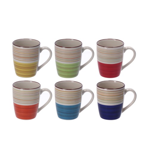 Tazza mug in ceramica "Ilary" -360 ml. / diam. cm. 8,5 x h. cm. 10,5