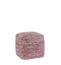 Pouf in lana "Paget" - cm. 40 x 40 x h. cm. 40