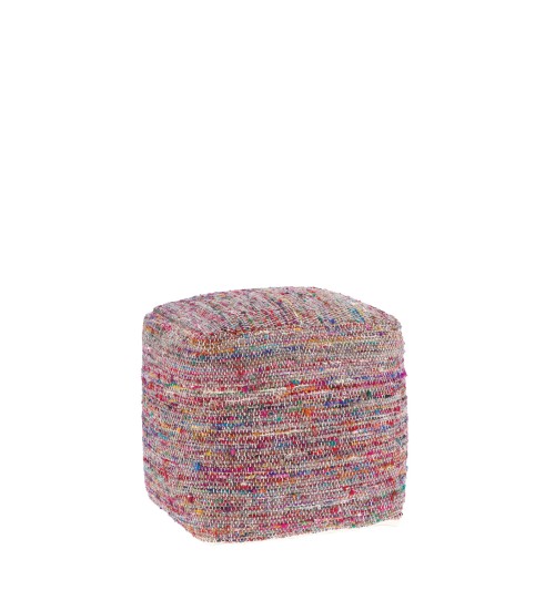 Pouf in lana "Paget" - cm. 40 x 40 x h. cm. 40